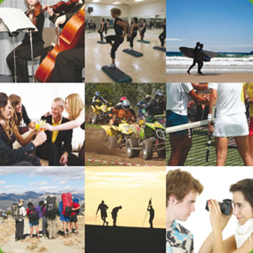 LeisureBuddy activities matrix
